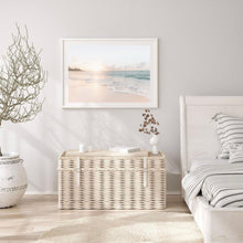 Load image into Gallery viewer, Pastel Ocean Landscape | Framed Print