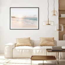 Load image into Gallery viewer, Pastel Ocean Landscape | Framed Print