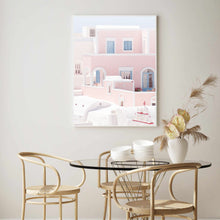 Load image into Gallery viewer, Greece Santorini Pink I | Framed Print