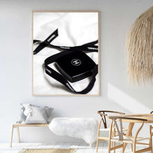 Load image into Gallery viewer, Designer Ribbon Black | Framed Print