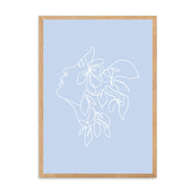 Load image into Gallery viewer, Matisse Flower Head Blue | Framed Print