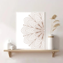 Load image into Gallery viewer, Mandala White | Framed Print