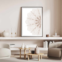 Load image into Gallery viewer, Mandala White | Framed Print