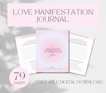 Load image into Gallery viewer, The Soulmate Attraction Journal - a Guided Love Manifestation