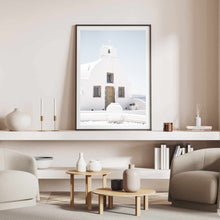 Load image into Gallery viewer, Greece White Church | Framed Print
