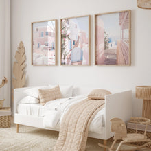 Load image into Gallery viewer, Greece Santorini Pink III | Framed Print