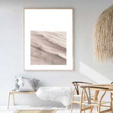 Load image into Gallery viewer, Neutral Aesthetic Sand Dune | Framed Print