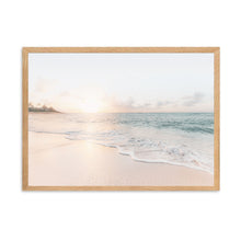 Load image into Gallery viewer, Pastel Ocean Landscape | Framed Print