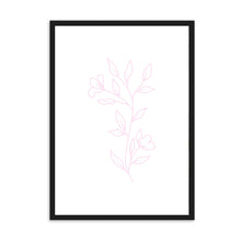 Load image into Gallery viewer, Matisse Flowers Pink & White | Framed Print