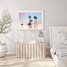 Load image into Gallery viewer, Sunset Palm Trees Landscape | Framed Print