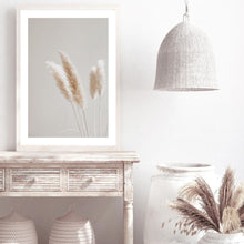Load image into Gallery viewer, Neutral Aesthetic Pampas | Framed Print