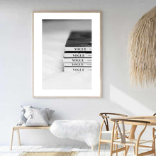 Load image into Gallery viewer, Black & White Books | Framed Print