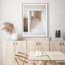 Load image into Gallery viewer, Neutral Aesthetic Stairs II | Framed Print