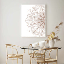 Load image into Gallery viewer, Mandala White | Framed Print