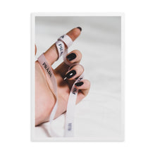 Load image into Gallery viewer, Designer Ribbon White | Framed Print