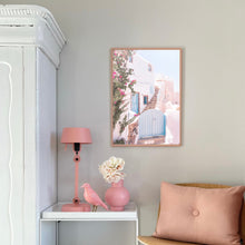 Load image into Gallery viewer, Greece Santorini Pink III | Framed Print