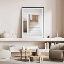 Load image into Gallery viewer, Neutral Aesthetic Stairs II | Framed Print