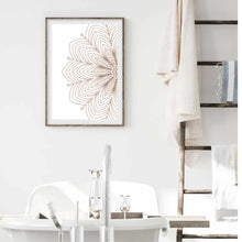 Load image into Gallery viewer, Mandala White | Framed Print