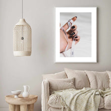 Load image into Gallery viewer, Designer Ribbon White | Framed Print