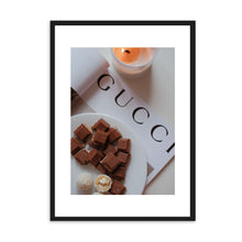 Load image into Gallery viewer, Chocolate & Candles | Framed Print