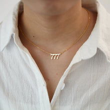 Load image into Gallery viewer, Angel Number Necklaces (Plain Font)