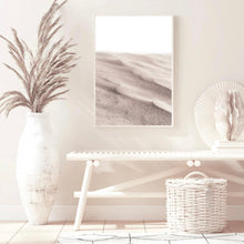 Load image into Gallery viewer, Neutral Aesthetic Sand Dune | Framed Print