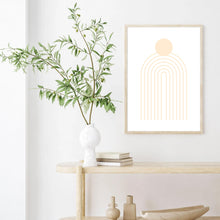 Load image into Gallery viewer, Matisse Rainbow Peach & White | Framed Print