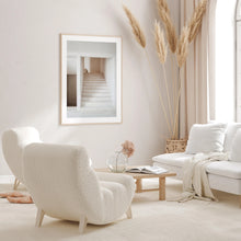 Load image into Gallery viewer, Neutral Aesthetic Stairs II | Framed Print