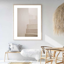 Load image into Gallery viewer, Neutral Aesthetic Stairs I | Framed Print