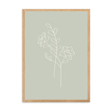 Load image into Gallery viewer, Matisse Sage Flowers | Framed Print