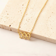 Load image into Gallery viewer, Angel Number Necklaces (Plain Font)