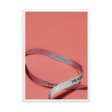 Load image into Gallery viewer, Designer Ribbon Orange | Framed Print