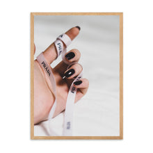 Load image into Gallery viewer, Designer Ribbon White | Framed Print