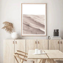 Load image into Gallery viewer, Neutral Aesthetic Sand Dune | Framed Print