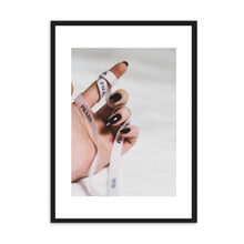 Load image into Gallery viewer, Designer Ribbon White | Framed Print