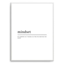 Load image into Gallery viewer, Mindset Definition (White)