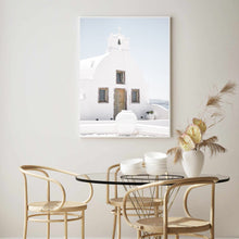 Load image into Gallery viewer, Greece White Church | Framed Print