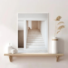 Load image into Gallery viewer, Neutral Aesthetic Stairs II | Framed Print