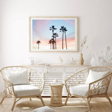 Load image into Gallery viewer, Sunset Palm Trees Landscape | Framed Print