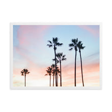 Load image into Gallery viewer, Sunset Palm Trees Landscape | Framed Print