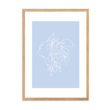 Load image into Gallery viewer, Matisse Flower Head Blue | Framed Print
