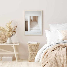 Load image into Gallery viewer, Neutral Aesthetic Stairs II | Framed Print