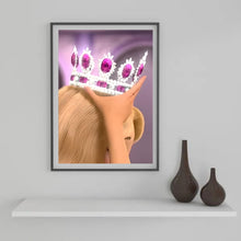 Load image into Gallery viewer, Barbie Crown | Framed Print