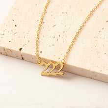 Load image into Gallery viewer, Angel Number Necklaces (Plain Font)