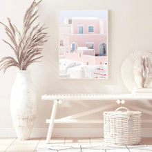 Load image into Gallery viewer, Greece Santorini Pink I | Framed Print