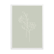 Load image into Gallery viewer, Matisse Sage Flowers | Framed Print