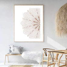 Load image into Gallery viewer, Mandala White | Framed Print