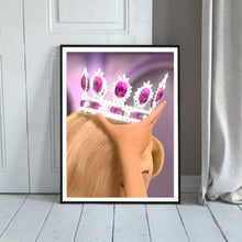Load image into Gallery viewer, Barbie Crown | Framed Print