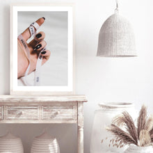 Load image into Gallery viewer, Designer Ribbon White | Framed Print