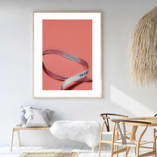 Load image into Gallery viewer, Designer Ribbon Orange | Framed Print